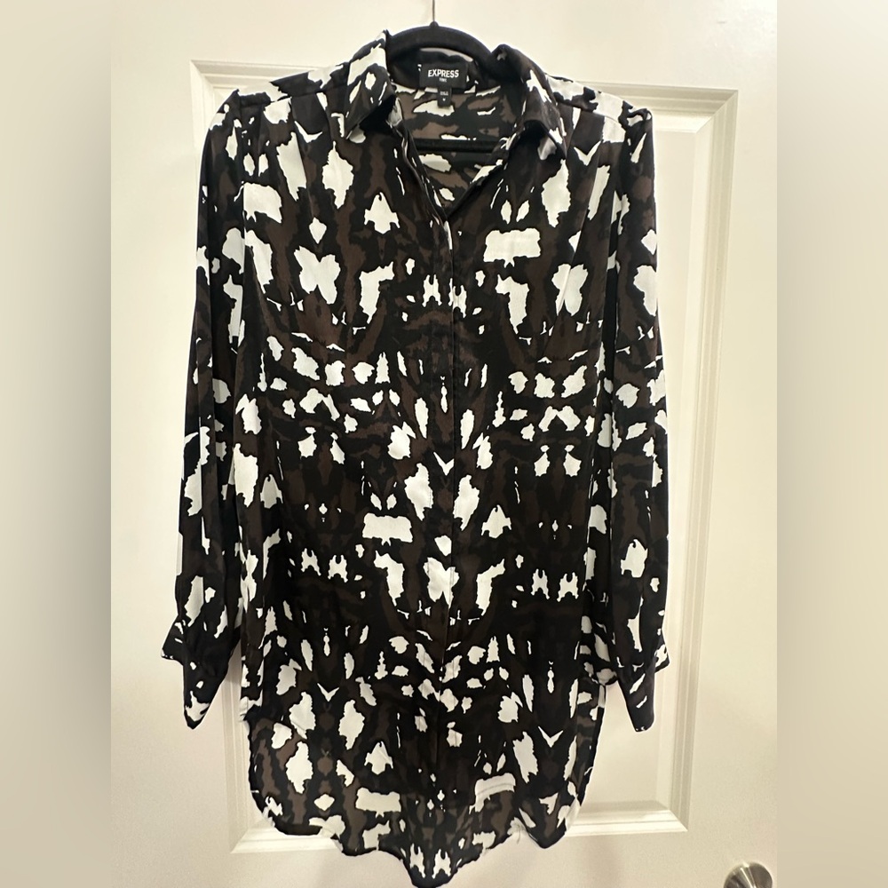 Express Black and Brown Tunic